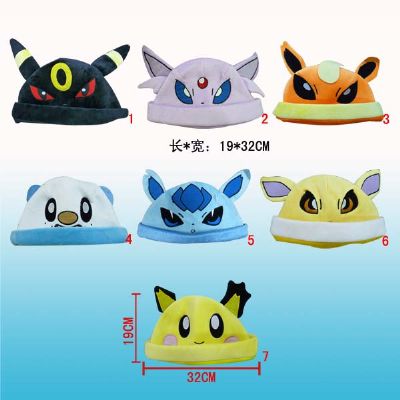 pokemon anime plush cap