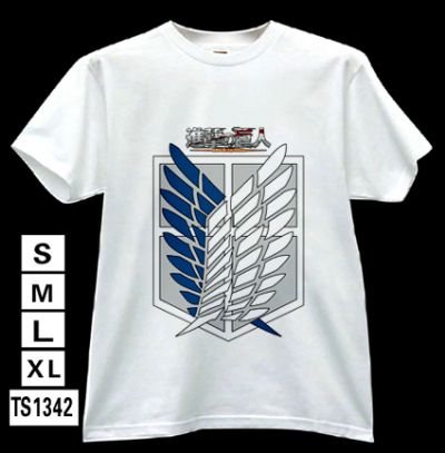 attack on titan anime t-shirt 