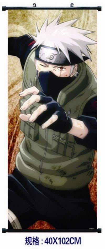 naruto anime wallscroll
