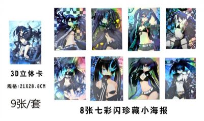 black rock shooter anime posters