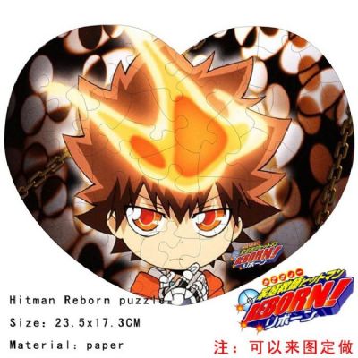 Hitman Reborn Heart Shape Puzzle