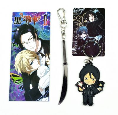 kuroshitsuji anime keychain set