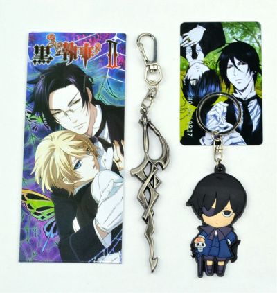 kuroshitsuji anime keychain set