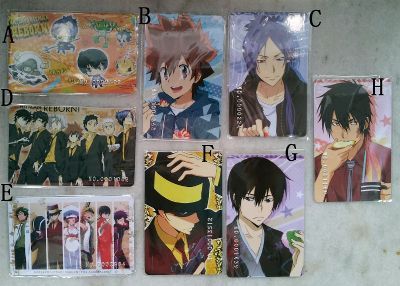 Hitman Reborn anime member card