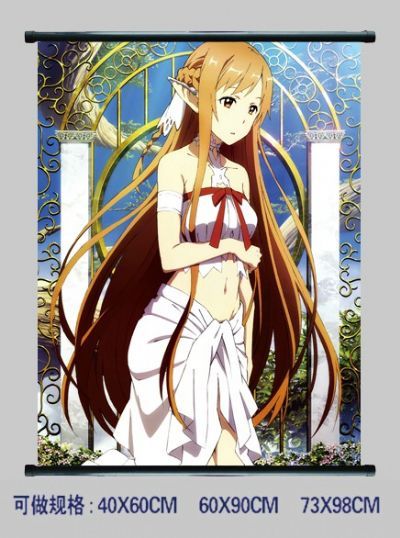 Sword Art Online anime wall scroll