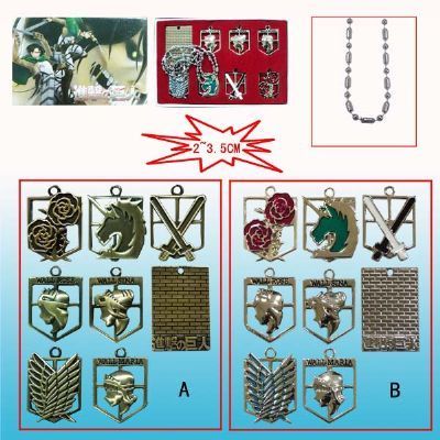 attack on titan anime weapon set
