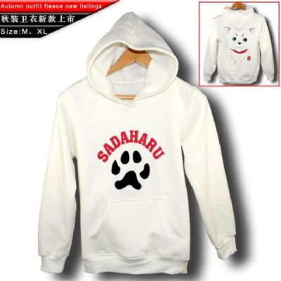 Gintama anime Thick Cotton Hooded Sweater(size M X