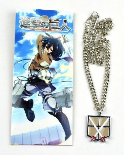 Attack on Titan anime necklace