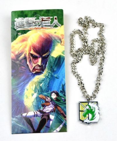 Attack on Titan anime necklace