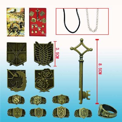 attack on titan anime weapon set