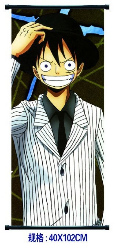 One Piece anime wall scroll