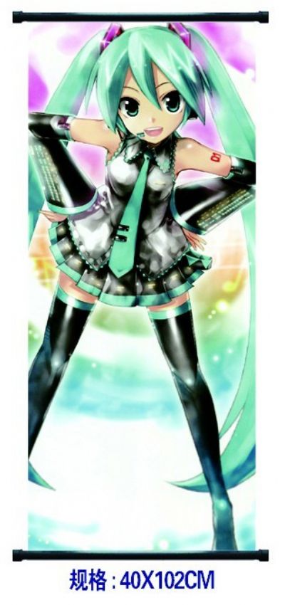 Miku.Hatsune anime wallscroll