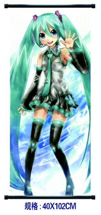 Miku.Hatsune anime wallscroll