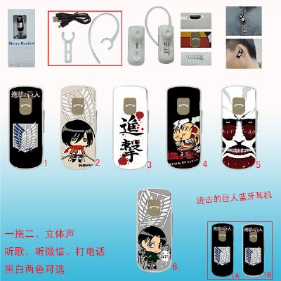 attack on titan anime earphone