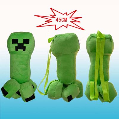 Minecraft plush bag