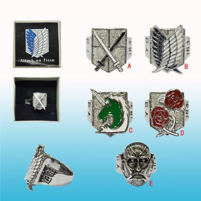 attack on titan anime ring