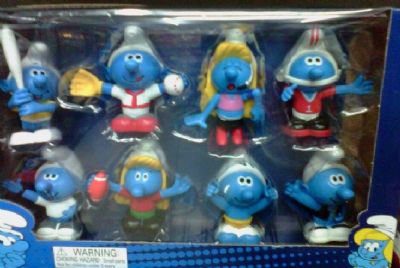 smurfs anime figure