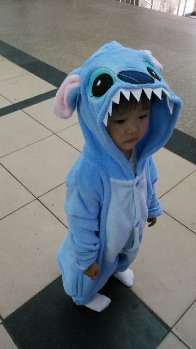 stitch anime fleece