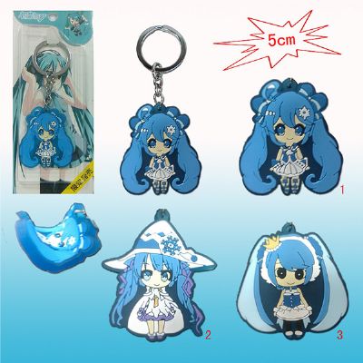 miku.hatsune anime keychain