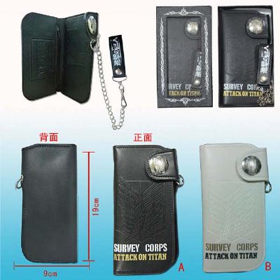 attack on titan anime wallet