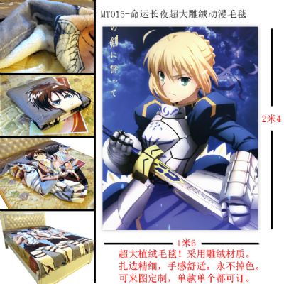 Fate Stay Night anime blanket