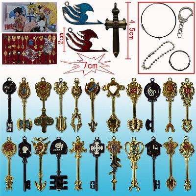 fairy tail anime weapon set