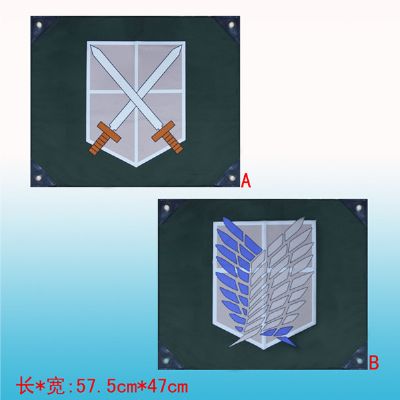 attack on titan anime flag