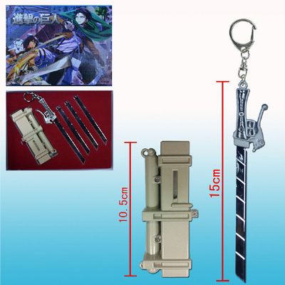 attack on titan anime weapon set
