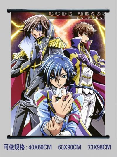 Geass anime wall scroll