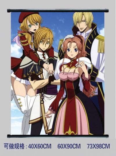 Geass anime wall scroll