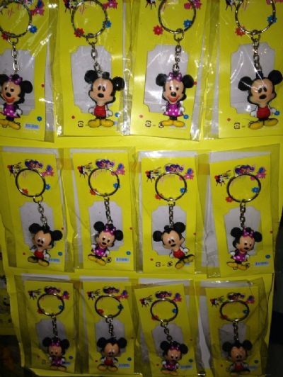 mickey anime keychain set