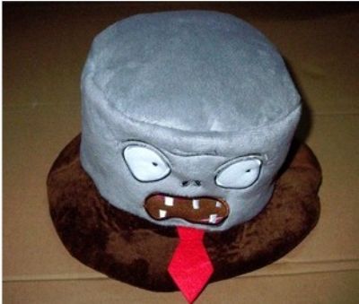 plants vs zombies anime plush cap