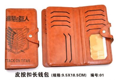Attack on Titan anime wallet