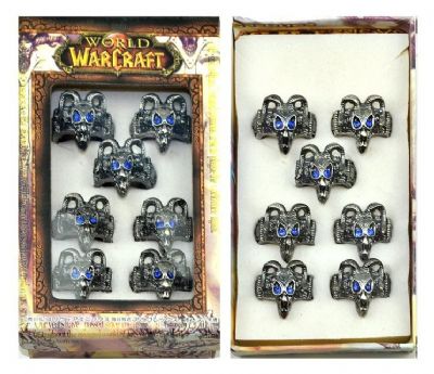 warcraft anime ring set