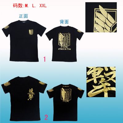 attack on titan anime t-shirt