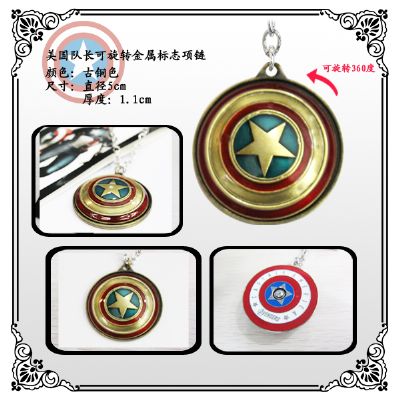 Avengers anime necklace