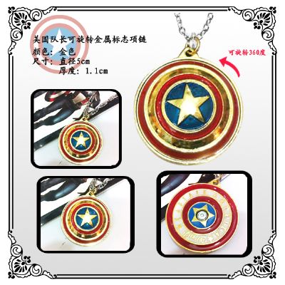 Avengers anime necklace