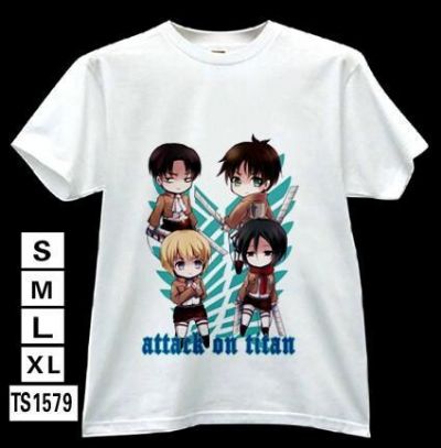 attack on titan anime t-shirt