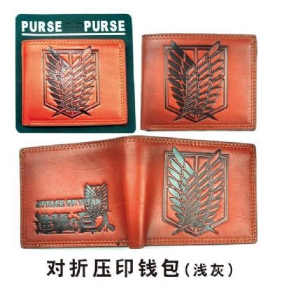 attack on titan anime wallet