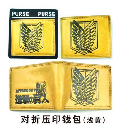 attack on titan anime wallet
