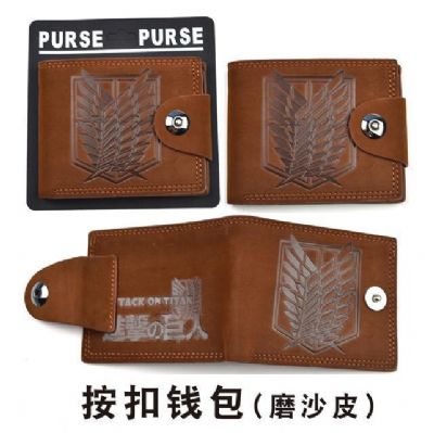 attack on titan anime wallet