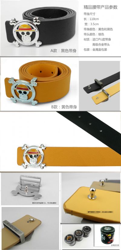 One Piece anime belt