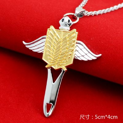 Attack on Titan anime necklace
