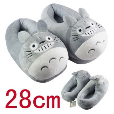 totoro anime plush slipper