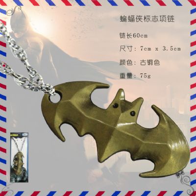 Batman anime necklace