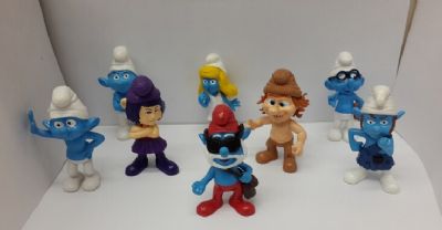 smurfs anime figure