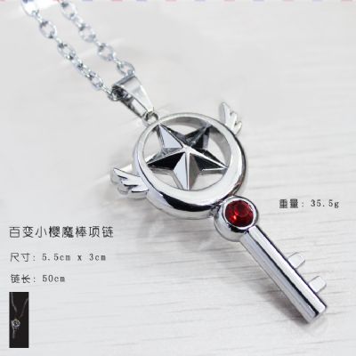 card captor sakura anime necklace