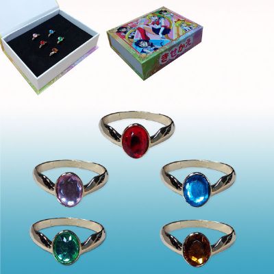 sailormoon anime ring set