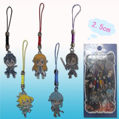 sword art online anime phonestrap