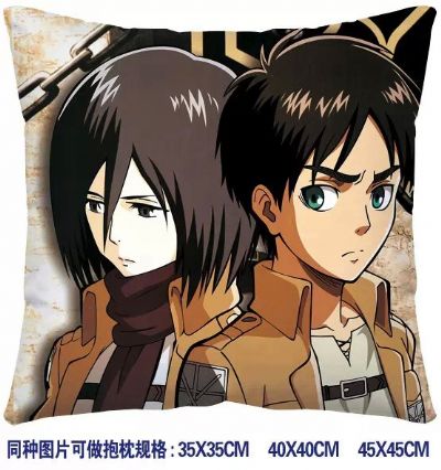 attack on titan anime cushion